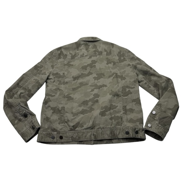 ATM Sage Green Camouflage Large Denim Jacket - Picture 14 of 14